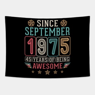 Since September 1975 Happy Birthday 45 Years Of Being Awesome To Me You Tapestry