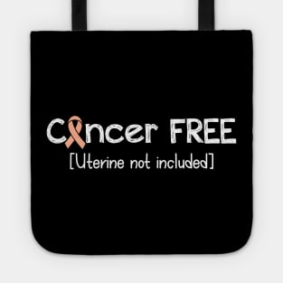 Cancer FREE- Uterine Cancer Gifts Uterine Cancer Awareness Tote