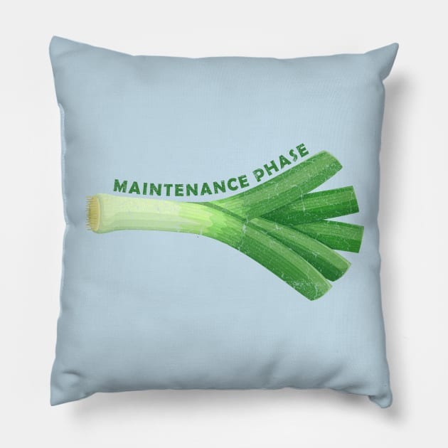 leek maintenance phase Pillow by Basketball-Number