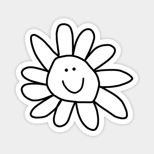 Daisy Doodle Flower Magnet