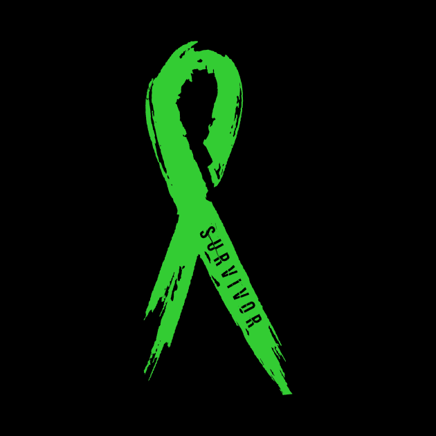 TBI Green Survivor Ribbon Shirt by survivorsister