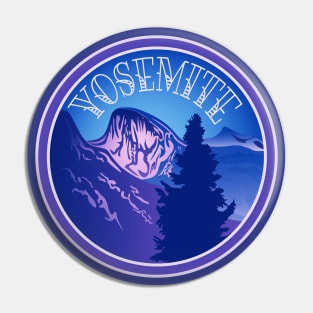 Yosemite National Park WPA Style Logo Pin