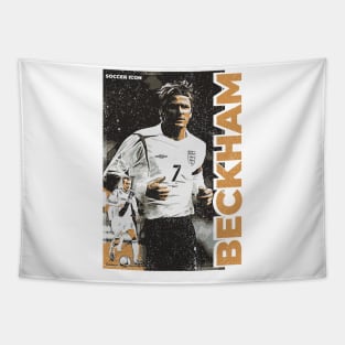 David Beckham - Street Art - Soccer Icons Tapestry