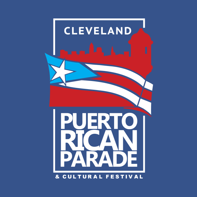 Official Parade Logo (White Text) by Puerto Rican Parade