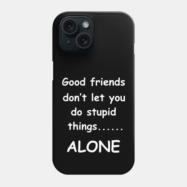 Friends W/B Phone Case by SiSuSiSu