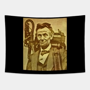 Lincoln Ghostbuster Tapestry