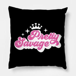 Pretty Savage white Pillow