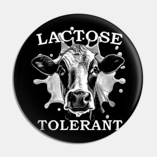 Lactose Tolerant Cow Pin
