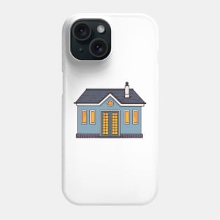 Blue House Phone Case