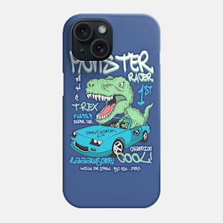 Monster Racer Trex Phone Case