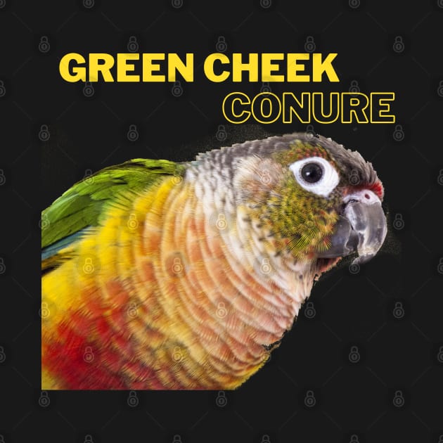 green cheeck conure parrot lover quote by Oranjade0122