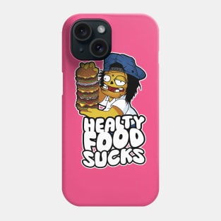 healty food sucks Phone Case