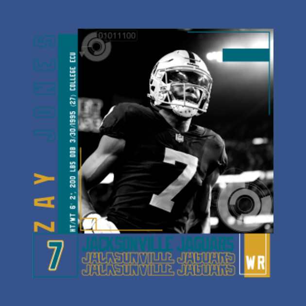 Discover Zay Jones Football Edit Tapestries Jaguars - Zay Jones - T-Shirt