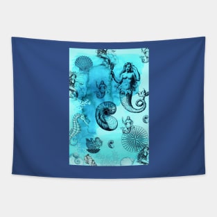 Aqua Oceans Tapestry