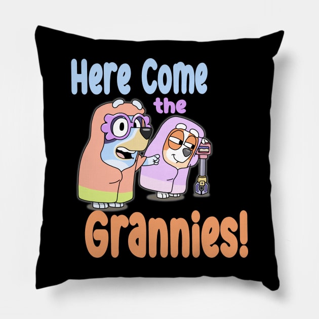 Come The Grannies Pillow by Holy Beans