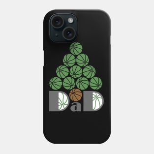 Dad Basketball Christmas Tree Phone Case