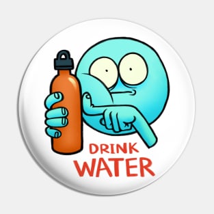 Drink Water Pin