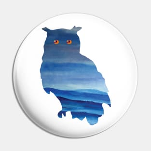 Blue Owl Pin