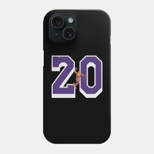 lakers number  20 Phone Case