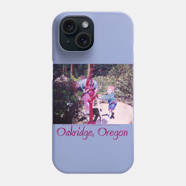 Oakridge, Oregon T-shirt Phone Case by DlmtleArt