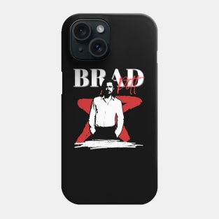 Brad pitt retro style Phone Case