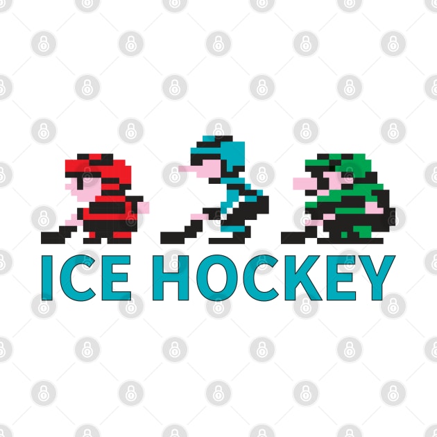 8-bit Ice Hockey Guys by gogamego