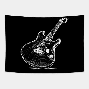 the guitar wireframes design Tapestry