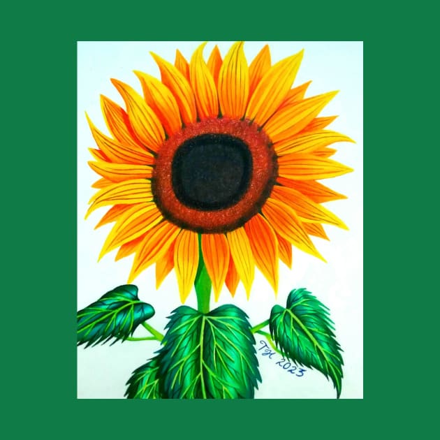 Firecracker Sunflower by Shevelle Creations