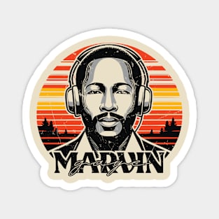 Marvin Gaye Vintage Iconic Design Magnet