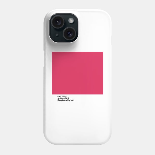 pantone 18-2043 TCX Raspberry Sorbet Phone Case by princessmi-com