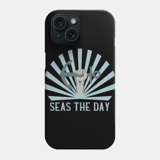 Seas They Day Anchor Cruise Design Phone Case