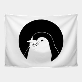 Penguin in Circle Tapestry