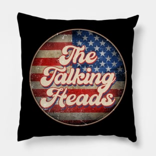 American Flag Personalized Talking Proud Name Birthday Pillow