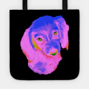 dog in pop art Tote