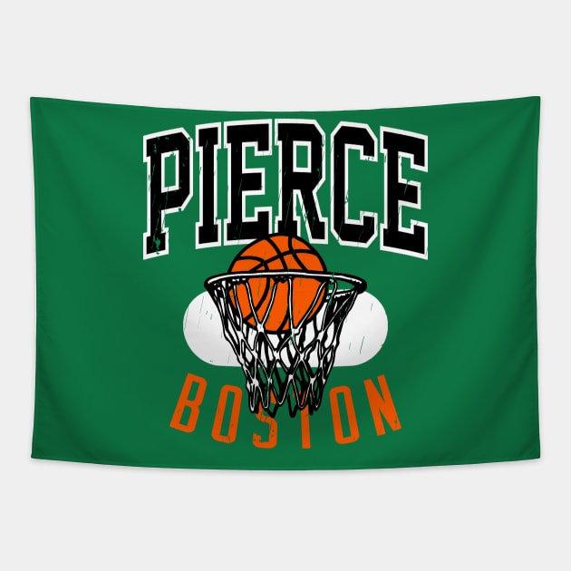 Vintage Boston 90's Basketball Shirt Tapestry by funandgames