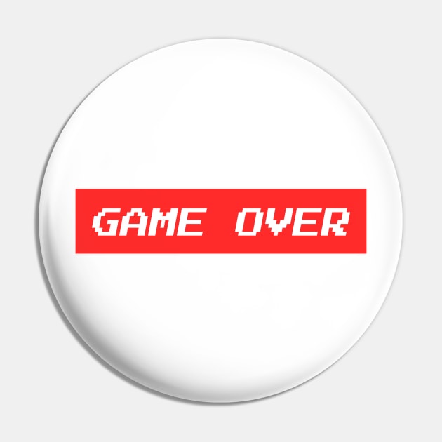 Game Over Pin by ChapDemo