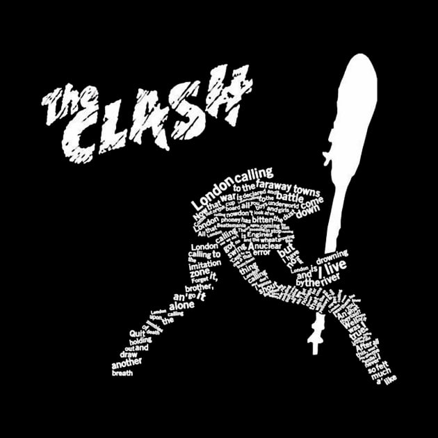 Clash guitar by Notfoundartofficial