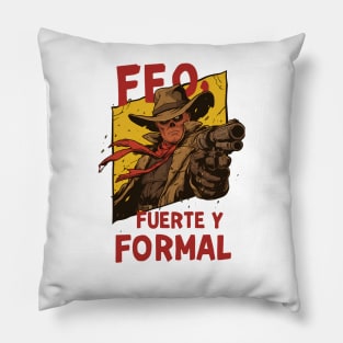 Feo, Fuerte y Formal - Cowboy Ghoul - Post Apocalyptic Pillow