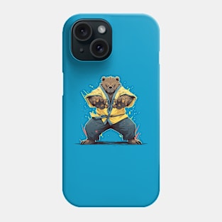 bear karate Phone Case