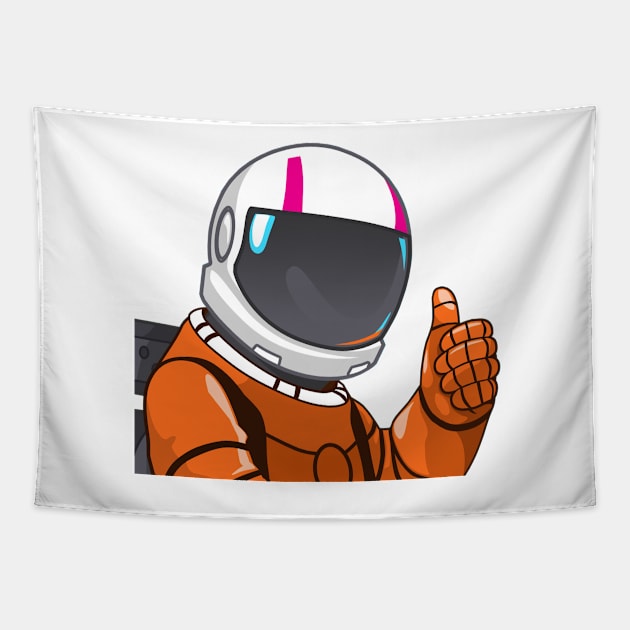 Astronaut Tapestry by cristianvan