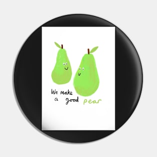 We make a good pear valentine's Pin