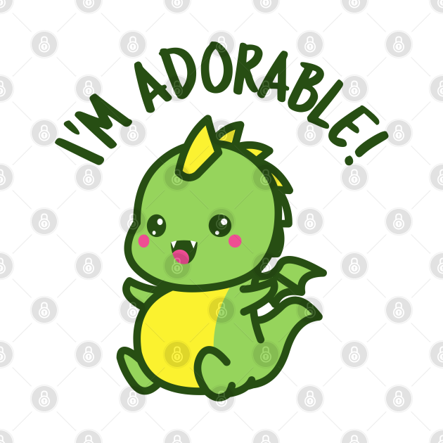 Disover Adorable Dragon - Adorable - T-Shirt