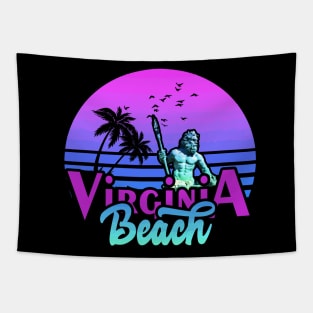 Virginia beach Sunset Tapestry