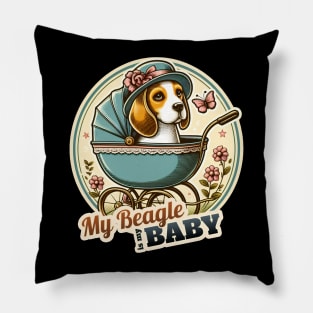 Beagle Baby Pillow