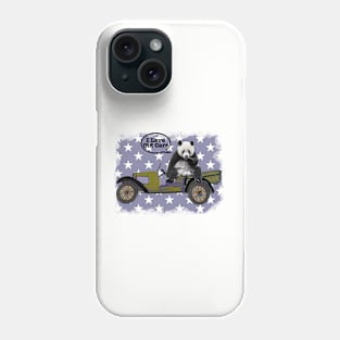 Panda in the Car Phone Case