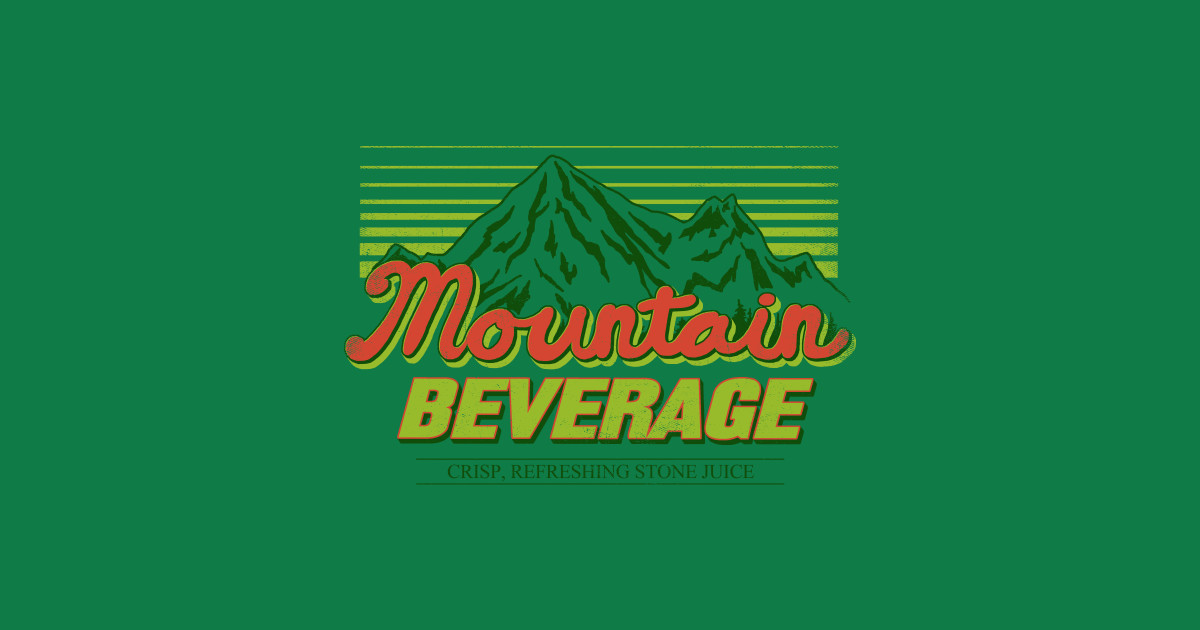 Mountain Beverage Mountain TShirt TeePublic