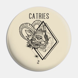 A zodiac cattery: aries by blacklinesw9 Pin