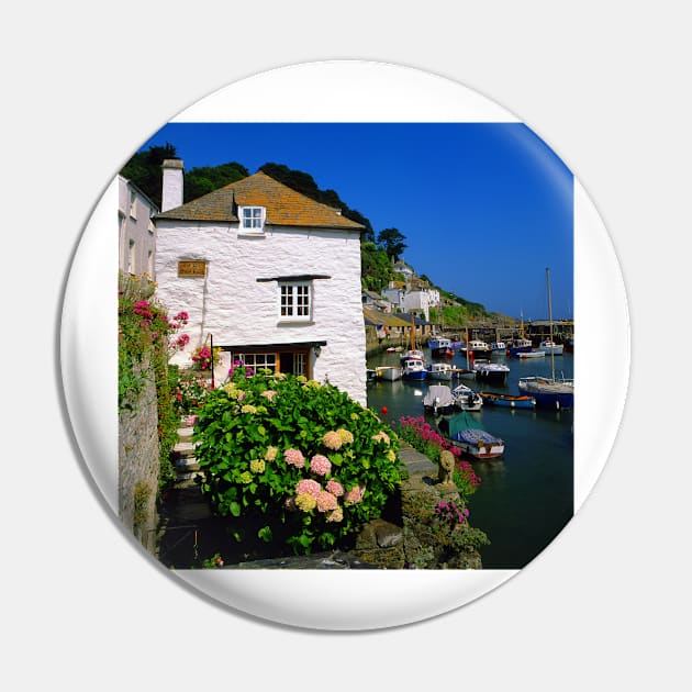 Old Watch House & Polperro Harbour Pin by galpinimages