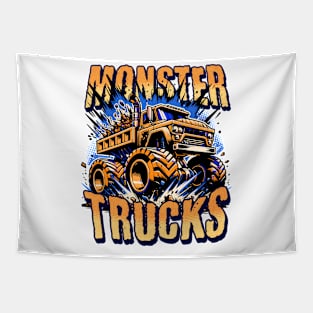 Monster Trucks Tapestry