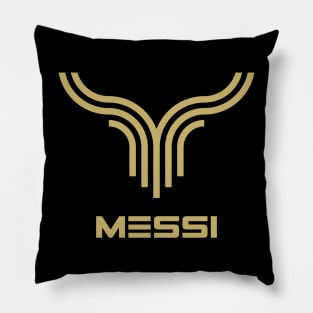 The Messi Logo: A Stunning Tribute to the GOAT of Football Pillow